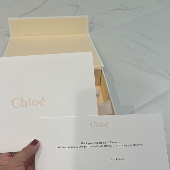 Chloe Marcie Small Tri-fold in Storm Blue NWT Wallet - Picture 12 of 12